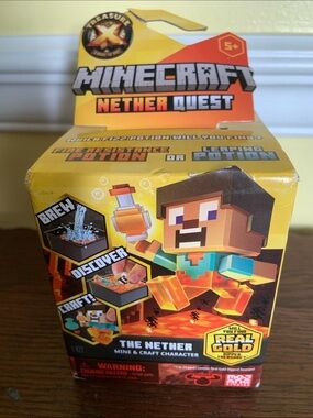 Minecraft Treasure X Nether Quest Kids Character Pack Toy New Sealed